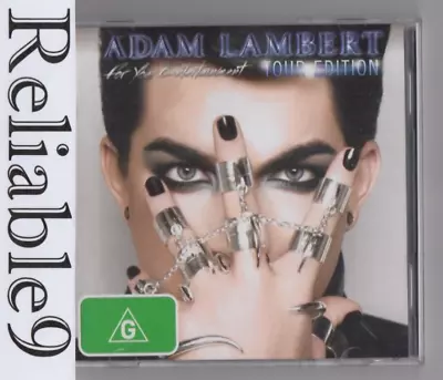 Adam Lambert - For Your Entertainment Tour Edition CD+DVD - 2010 Sony Australia • $14.95