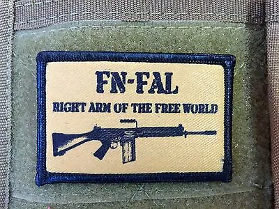 FN FAL Morale Patch Tactical Tactical ARMY Hook Military USA Badge Flag NATO • $8.49