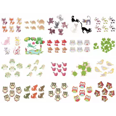 Trimits Stick On Embellishments Scrapbooking Card Making Dog Cat Owl Fox Cow • £3.85