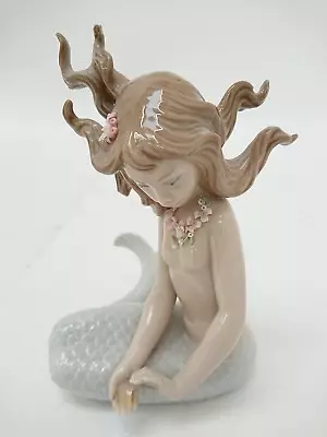 LLADRO Mermaid Illusion MIRAGE Figurine 1415 Missing Pearl 1983 Porcelain  • £33
