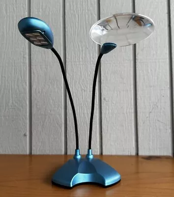 Mighty Bright Reading Light With Magnifying Plate Working Blue Used • $39.99