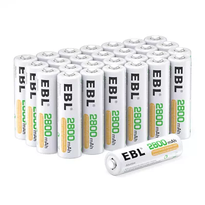 EBL Rechargeable AA Batteries 1.2V NiMH Double A Battery For Solar Light Lot • $4.99