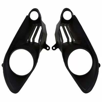 Left Right Side Fit For Yamaha YZF R1 2009-2011 Light Headlight Trim Cover Black • $23.45