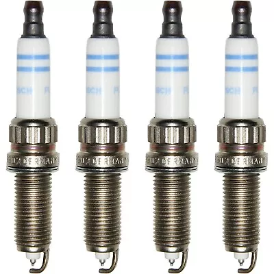 BOSCH OE Fine Wire Single Platinum Set Of 4 Spark Plugs For MINI Cooper L4 10-16 • $41.97