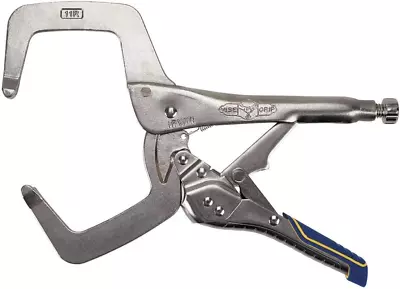 VISE-GRIP Welding Pliers Fast Release C-Clamp Locking 11-Inch (IRHT82584) • $38.75