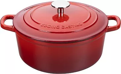 Enameled Cast Iron Dutch Oven Pot With Lid 7-quart. • $63.79