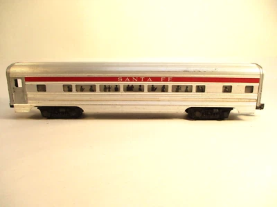 $49 • Buy O Gauge Lionel 2563 Santa Fe Indian Falls Pullman Aluminum Postwar X3559