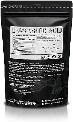 $352.62 • Buy D-Aspartic Acid Powder, 500 Grams