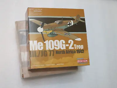 DRAGON WINGS Lot Of 2 Me109G-2 Trop III./JG 77 North Africa 1942 #50087 1:72 NEW • $60