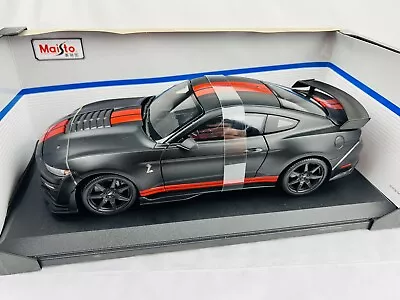 Rare Black 1:18 2020 Ford Mustang Shelby GT500 Maisto Diecast CAR CHINA EDITION • $68