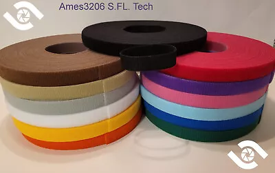 VELCRO® BRAND ONE WRAP® REASUSABLE  FASTENER TAPE 1  In 3 Sizes & 14 COLORS • $10.25