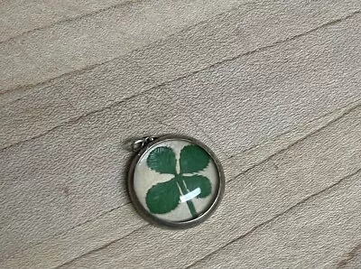 Vintage Shamrock Puffy Charm - St. Patrick’s Day Clover Charm • $28