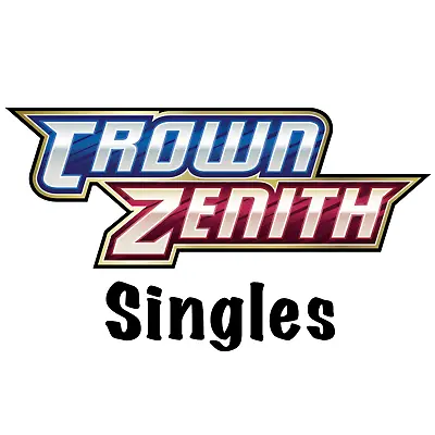 English Pokemon Crown Zenith Singles VSTAR VMAX Galarian Gallery NM • $3