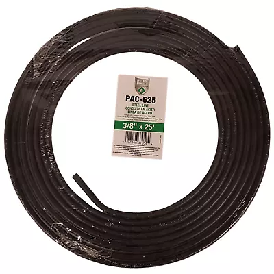 Poly Armour AGS PAC625 PVF Steel 3/8  X 25ft Brake/Fuel/Trans Line Tubing Coil • $29.99