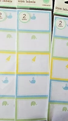 Baby Boy Create Labels 3 Packs Of 10 Each Shower Scrap-booking Martha Stewart • $6.79