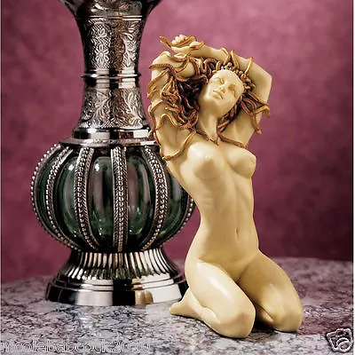 Nude Temptress Medusa Statue Greek Mythology Gorgon Sculpture Home Decor • $47.40