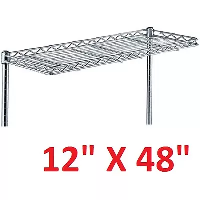 Metro 12  X 48  Super Erecta Heavy-duty Cantilever Style Wire Shelving **xlnt** • $19.99