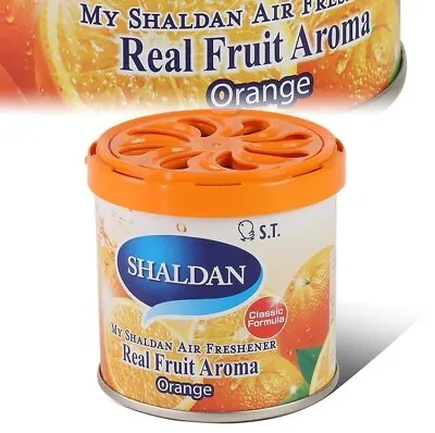 MY SHALDAN V8 SCENT CAR/OFFICE/HOME JAPAN REFRESH AIR FRESHENER 80G- Orange • $6.88