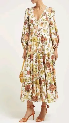 Zimmermann Zippy Floral Dress Sz 1  • $300