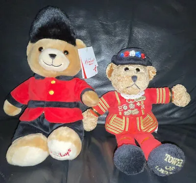 12 Inch Kings Guard Plush Bear Bnwt Hamleys And Tower Of London Guard Bear Bnwot • £8.50