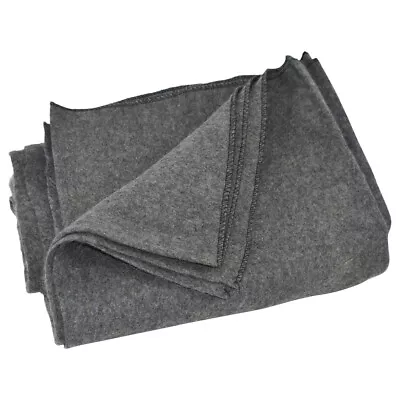 $34.48 • Buy Large Gray Wool Army/Military Type Blanket Surplus Style Emergency Survival Gear