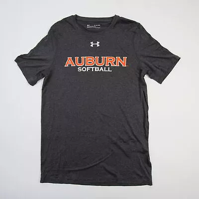 Auburn Tigers Under Armour HeatGear Short Sleeve Shirt Men's Gray New • $13.99