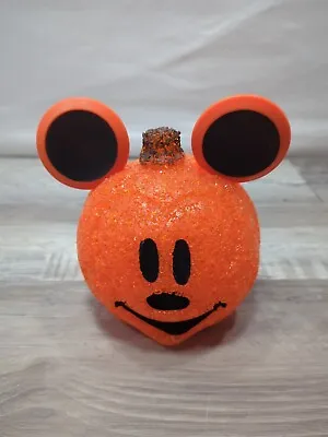 Disney Mickey Mouse Light Up Sparkling Pumpkin 7  X 5   • $15.99