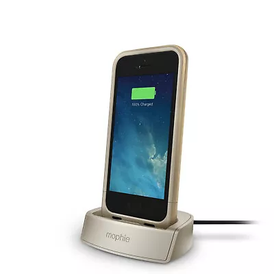 Mophie Dock Compatible With Apple IPhone 5/5s/SE Battery Case – Gold • $39.99