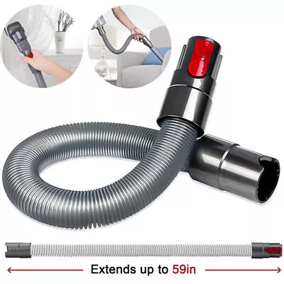 Flexible Extension Hose Pipe For Dyson V7 V8 V10 V11 Vacuum Cleaners 50cm-150cm • £7.49