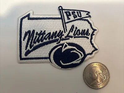 $6.99 • Buy Penn State University Nittany Lions Embroidered Iron On Patch 3” X 2”