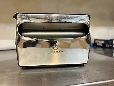 Georgia Pacific Mornap Chrome & Brown Napkin Holder Dispenser • $7.99