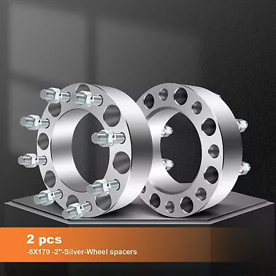 2X 2  8X170 Wheel Spacers 14X1.5 For Ford F-250 F-350 Super Duty Excursion 6.0L • $61.53