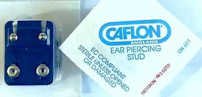Hypoallergenic Silver Ball Plated 4mm  Caflon Ear Piercing Studs Earrings • £2.95