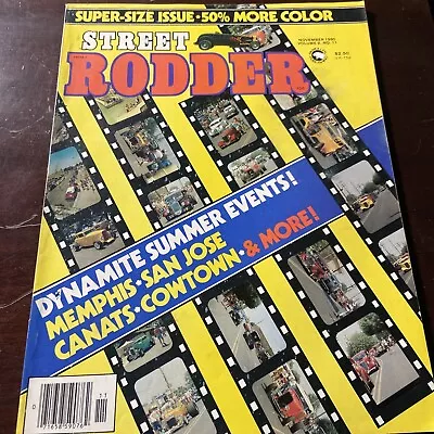 Vintage  Street Rodder Magazine~ November 1980~ Free Shipping • $7.99