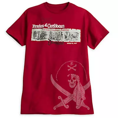 (M) Disney Pirates Of The Caribbean I WAS THERE 2017 Shirt NWT 50th Anniversary • $19.99