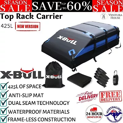 X-BULL Waterproof Car Roof Top Rack Carrier Ravel Cargo Luggage Storage Bag New • $118.97