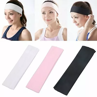 $1.49 • Buy Soft Stretch Headbands Yoga Softball Sports Hair Band Wrap Sweatband Head