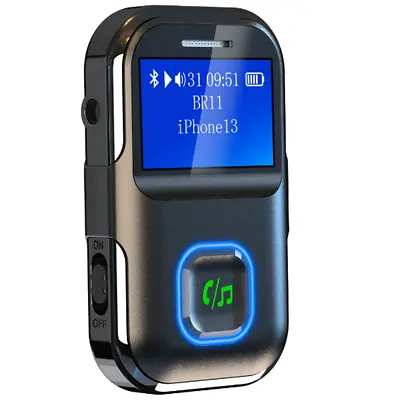 Bluetooth 5.3 Audio Receiver Portable Car MP3 Player AUX Adapter Voice Assistant • $20.60