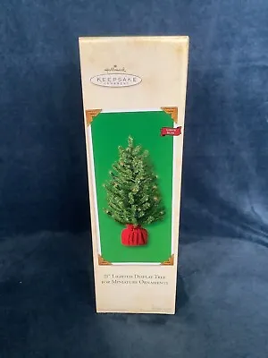 New! Hallmark Keepsake 21  Lighted Display Tree For Miniature Ornaments Tested! • $29.95