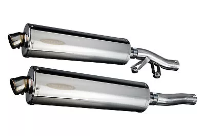Kawasaki Concours ZG1000 Delkevic 18  Stainless Oval Muffler Exhaust 86-05  • $430.99