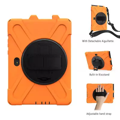 For Samsung Galaxy Tab Active4 Pro 5G 10.1  Rugged Stand Case Armor Cover Strap • $34.19