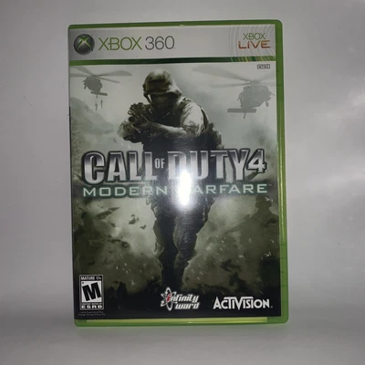$4.50 • Buy Call Of Duty 4 Modern Warfare Microsoft Xbox 360 - Game Disc, Case & Manual