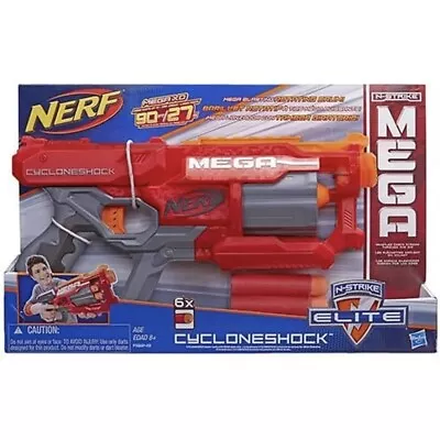 *Brand New* Nerf N-Strike Mega Cycloneshock Big Dart Blaster Kids Reloading Toy • $38