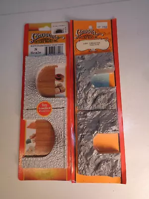 N Scale Chooch Enterprises Lot Of 2 Tunnel Portals-Blasted Rock Double Stone • $12