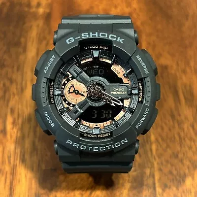 Casio G-Shock Black Bronze Men's Watch GA110 • $84.99