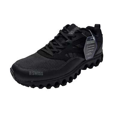 K-Swiss Womens 9.5 M Comfort 200 Tubes Training Sneaker Shoes Black • $34.95