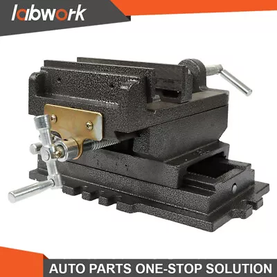 Labwork 6  For Cross Drill Press Vise Slide Metal Milling 2 Way Clamp Machine • $59.55