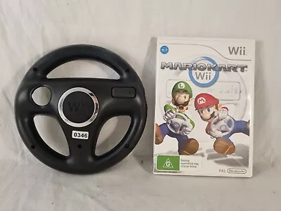 Nintendo Wii Mario Kart With & Wheel - Tested And Working • $33