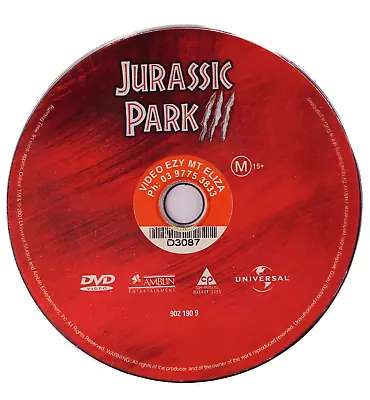 Jurassic Park III (DVD 2001) - Disc Only • $3.99