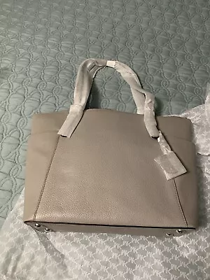 NWT Michael Kors Jet Set Item Pearl Grey Lg Ew Tz Tote Color Sold-Out MSRP $348 • $200